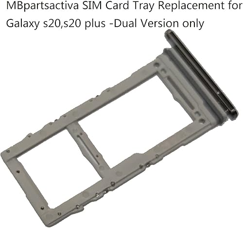 Miniatura 2 de S20 Ultra Dual Sim - Bandeja de repuesto para Samsung Galaxy S20, S20 Plus, s20 Ultra (no apto para Note 20 Ultra, y no está bien para una sola