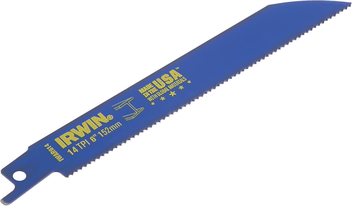 IRWIN Reciprocating Saw Blades, Metal Cutting, 6-inch, 14 TPI, 25-Pack (372614B) - Reciprocating Saw Blades - 