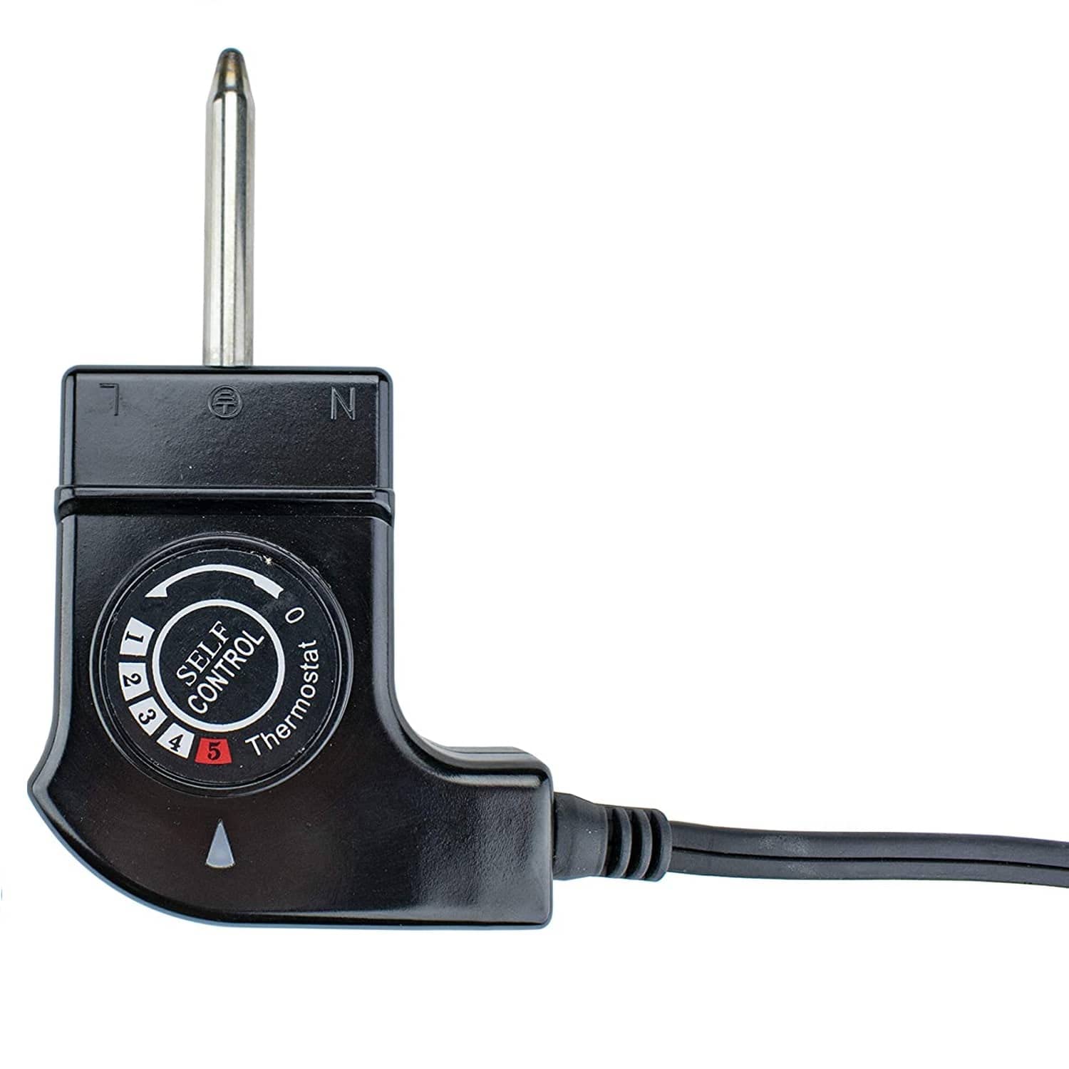 CABLEPELADO Cavo piastra grigliare termostato universale, 250 V, 10 A, 2000 W, 5 livelli, 0-280 °C, cavo 1 m