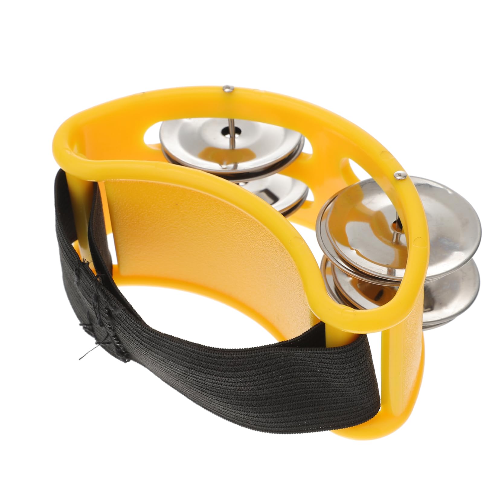 FUNOMOCYA Foot Tambourine Musical Instrument Bright Shaking Bell for Boy Girl Double Row Design with Jingles for Engaging Fun and Parent Interaction