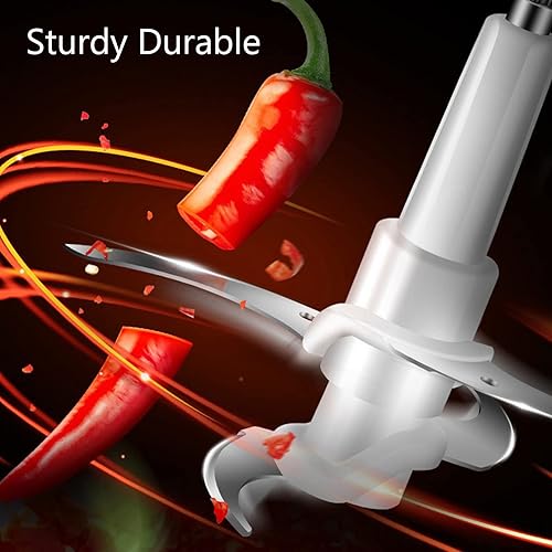 Miniatura 4 de Procesador de alimentos profesional de 500 W para carne, verduras, picadora de carne eléctrica, licuadora de carne de acero inoxidable de grado