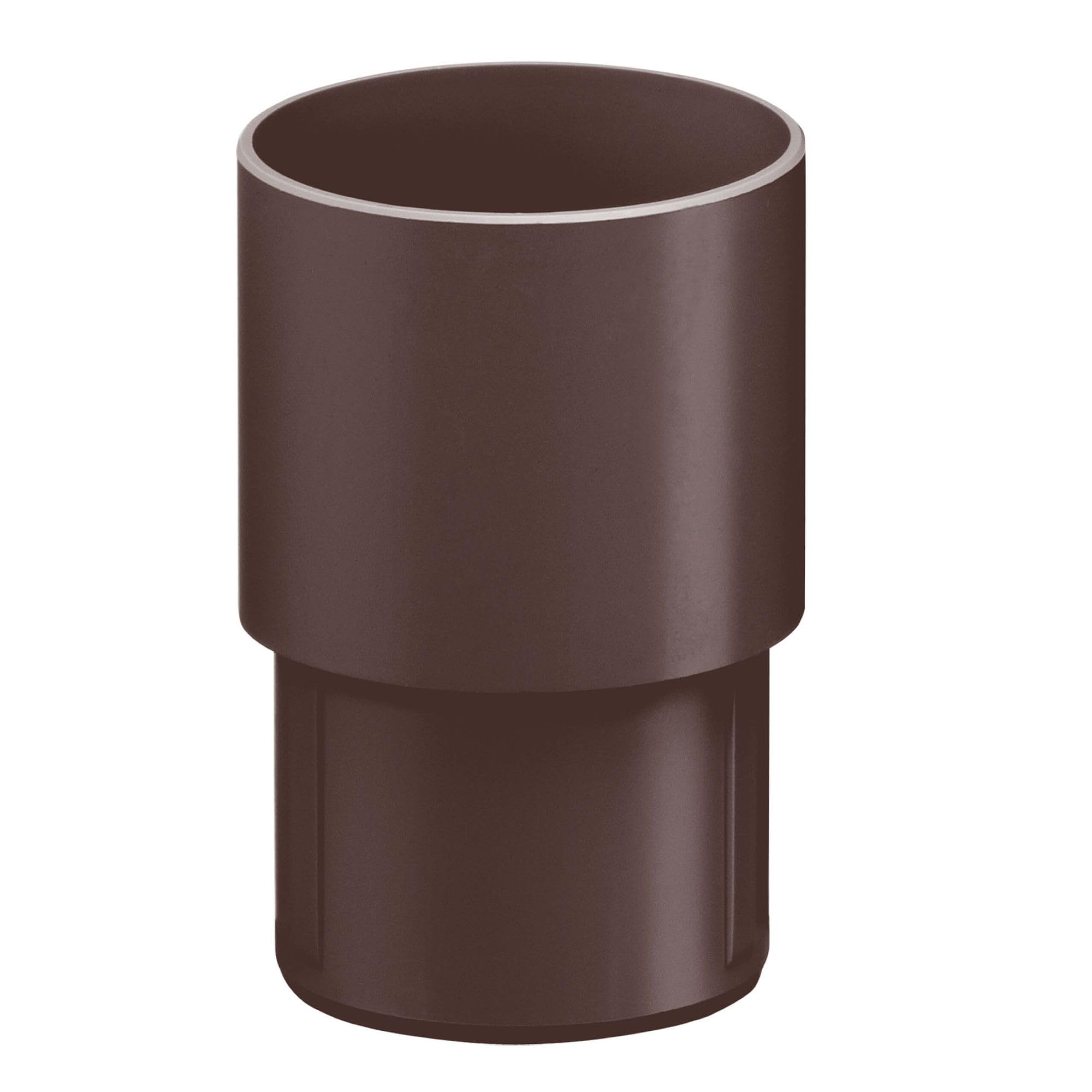 INEFA Raccord Tuyau Descente PVC 100mm Marron Foncé Gouttière Montage Facile