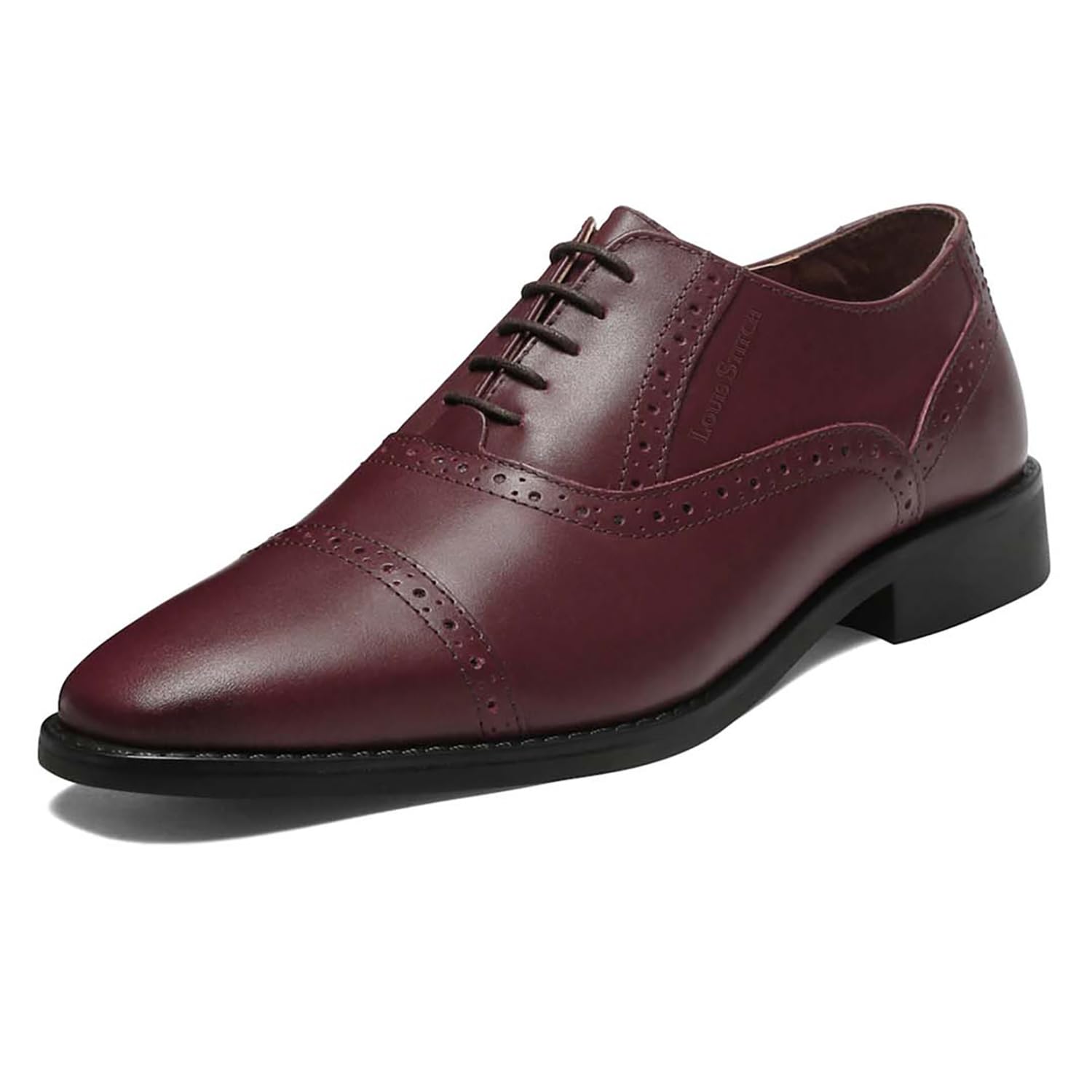 LOUIS STITCH Formal Lace Up Shoes for Men | Handcrafted Italian Leather Mens Oxford Shoes| Rosewood | RXOX | UK Size 7 (B0C9XBPTHL) Amazon Price History, Amazon Price Tracker