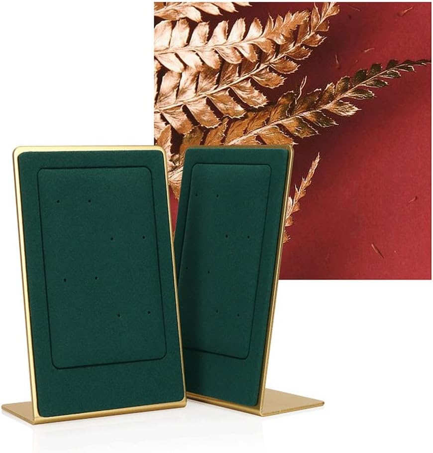 Earring Display Stand, Jewelry Props, Factory Direct Sales, Metal Microfiber Earrings, Storage Stall(D)