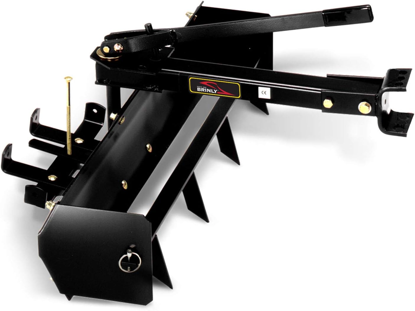 Brinly BS381A Sleeve Hitch Tow Behind Box Scraper, 38", Matte Black