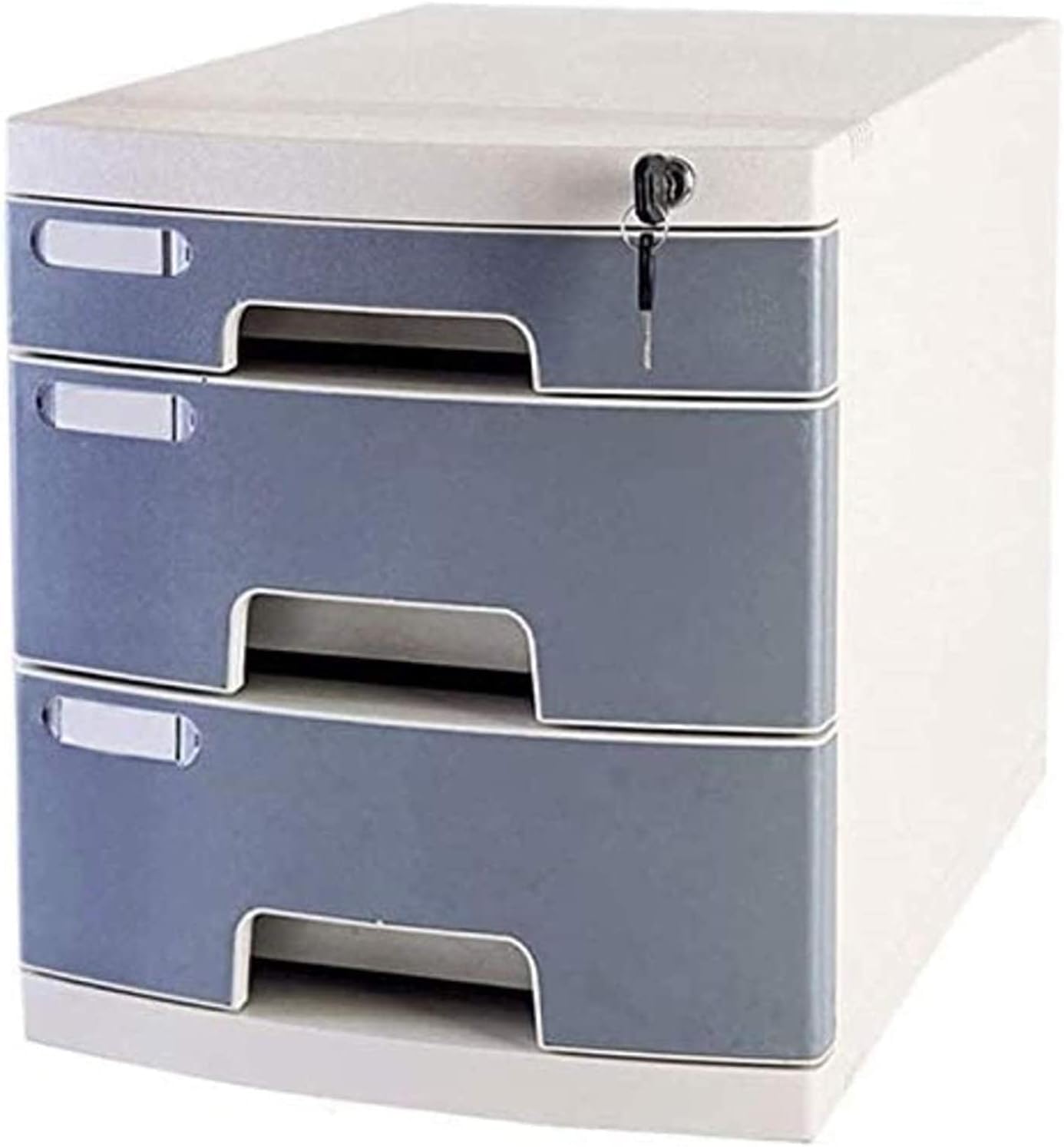 Archivador de escritorio multifuncional de 3 capas, almacenamiento de plástico A4 para papelería de oficina, solución de archivo para uso doméstico y de oficina