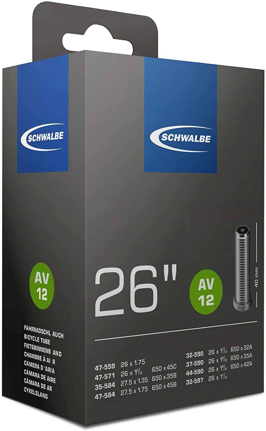Schwalbe AV12 - 26 x 1 3/8'' - Schrader
