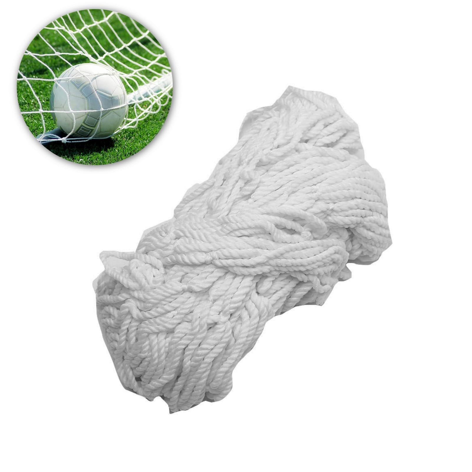 Rete da calcio per sport di ricambio per reti da calcio per allenamento di partite sportive (12 x 6 m)