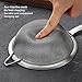 SUNWUKIN 304 Stainless Steel Fine Mesh Strainers for Kitchen, Colander-Skimmer with Handle, Sieve Sifters for Food, Tea, Rice, Oil, Noodles, Fruits, Vegetable