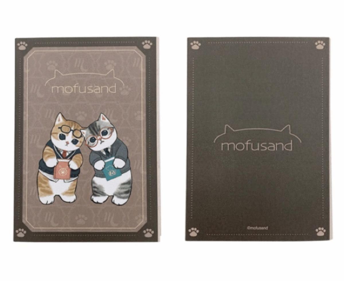 Amazon.co.jp: mofusand もふもふ BO STORE 本屋さん限定 ブック型付箋
