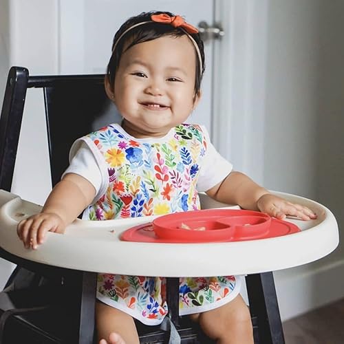 Miniatura 7 de BapronBaby FloralNature Bapron - No Neck Tie Safer Bib - Baby & Toddler - Soft Waterproof - PVC, BPA & Phthalate Free - 6m+