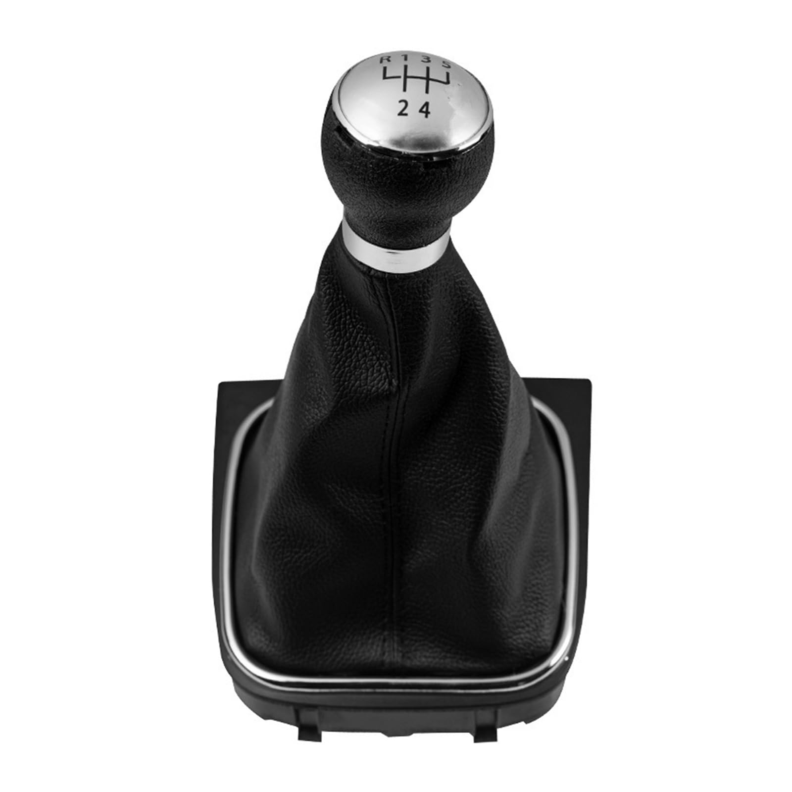 Rbevcrr B0263 Car Shift Lever Knob For Vw For Golf 5 6 V Mk5 Mk6 For Jetta R32 For Gti 2004-2014 5/6 Speed Gear Shift Knob Gearstick Gaiter Boot Stick Shifter Pen(B0263)