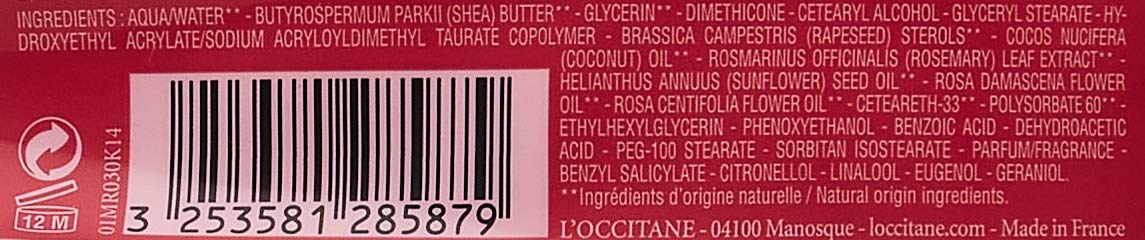 L'Occitane Shea Butter Delightful Rose Hand Cream & L'Occitane Almond Shower Oil Combo 2