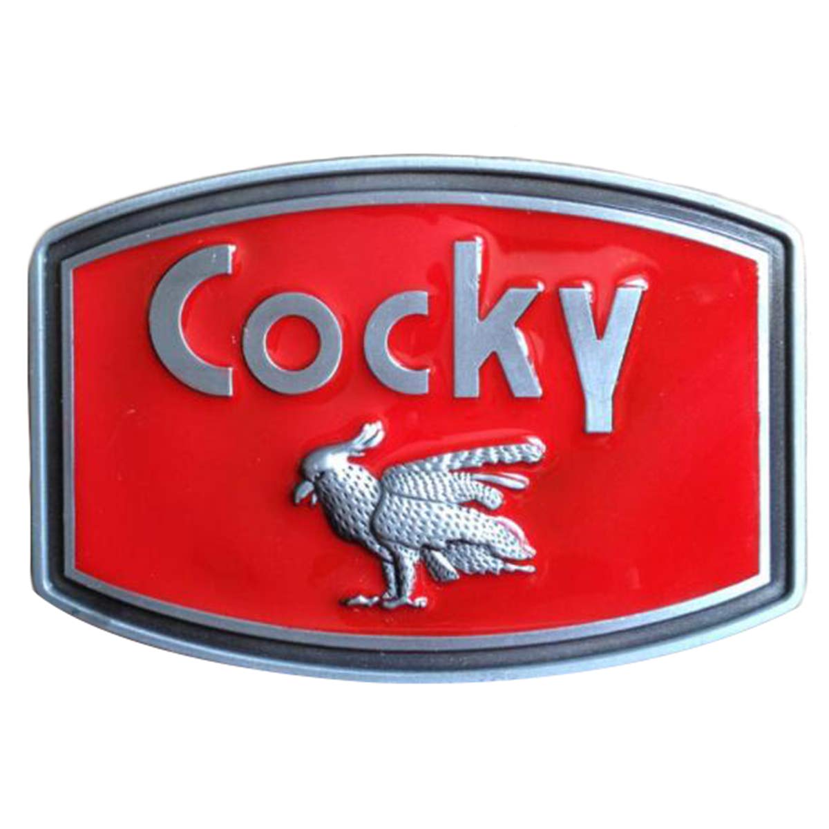 Daisybaby Novelty Cocky Belt Buckle Men's Simple Western Cowboy Bird Animal Belt Buckles