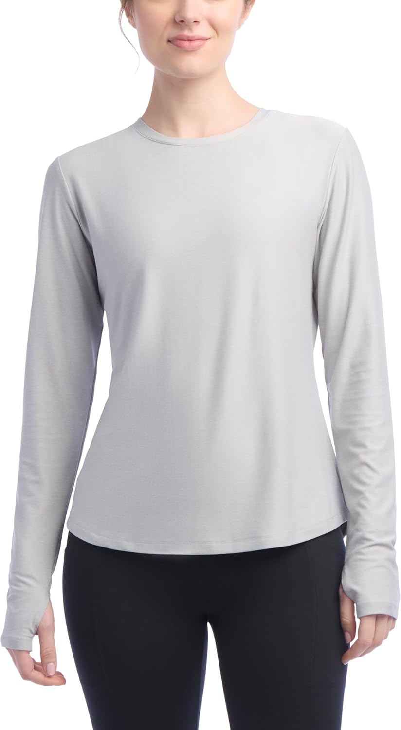 Jockey womens 2-pack Long Sleeve Essential Butter T-shirt - Image 5