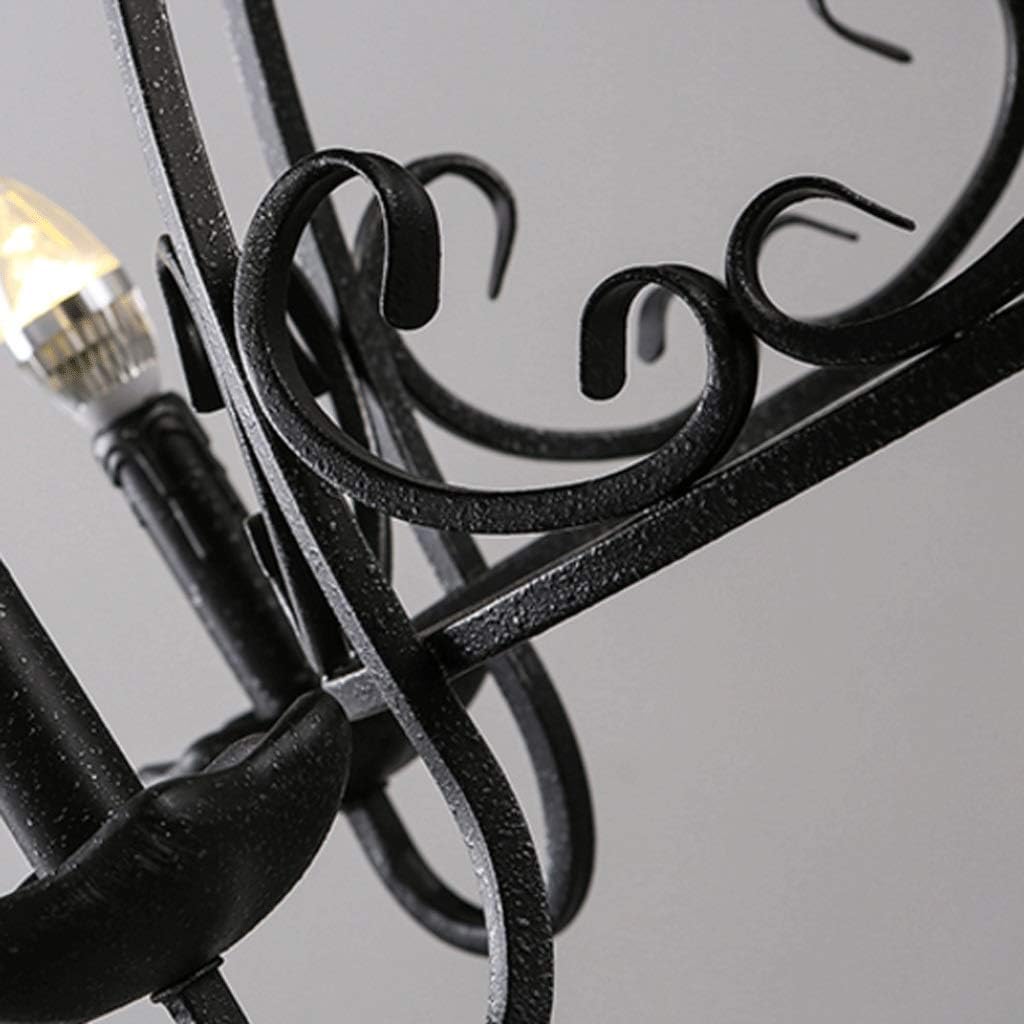 Chandelier - Guest Restaurant Bar Retro Nostalgic Wrought Iron Candle Holder 61.5×51cm Chain Length 180cm V
