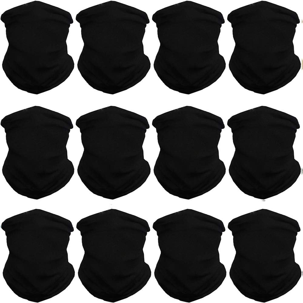 Headband Bandana 12-in-1 Versatile Sports Seamless Headwear Neck Gaiter Headwrap Balaclava Facemask Helmet Liner for Camping Running Cycling Fishing Hiking
