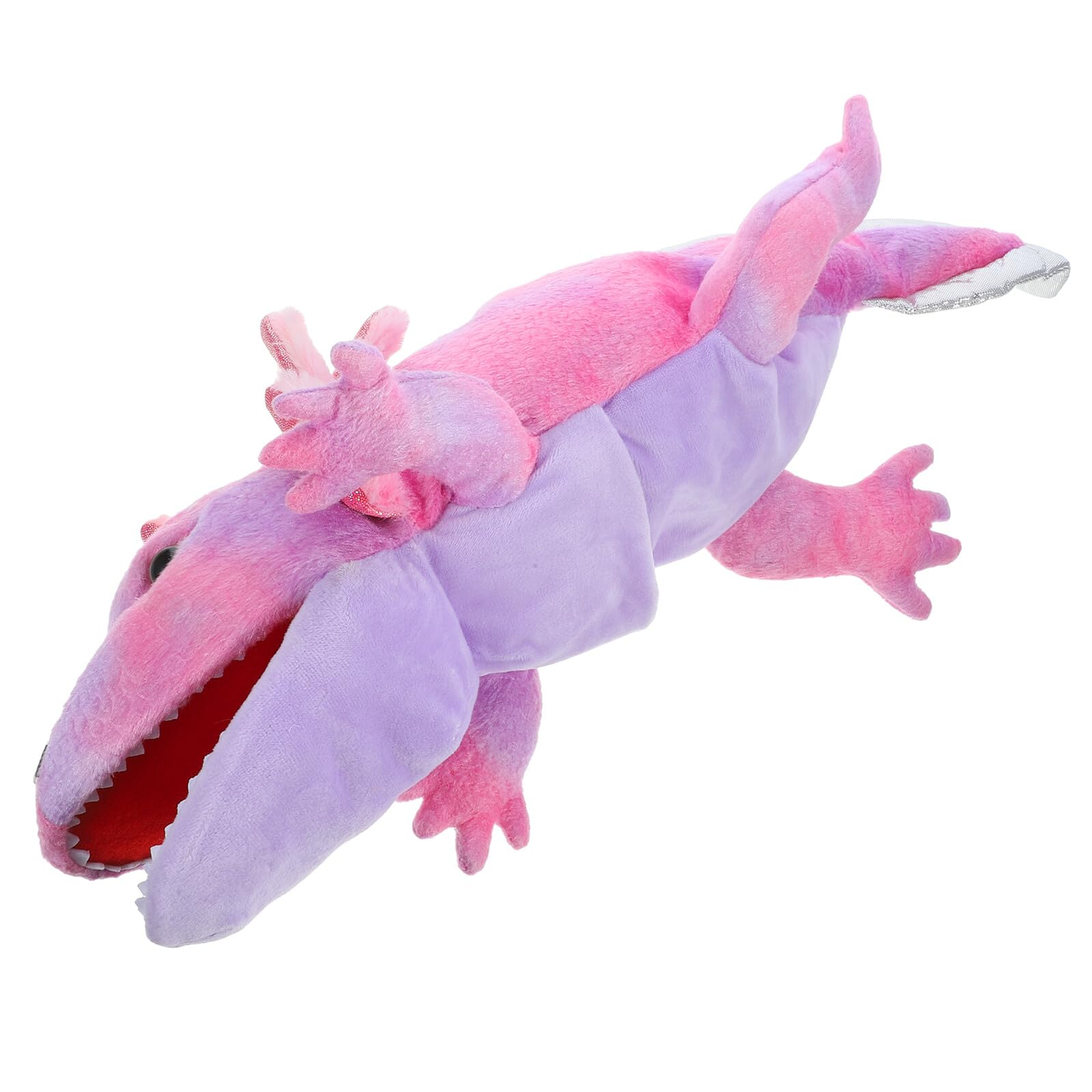 SUPVOX Marioneta Fácil de para de Felpa Mano Niños de Salamandra Educativo Juguete de Operar y Adecuado para Juegos Imaginativos y Contar Historias