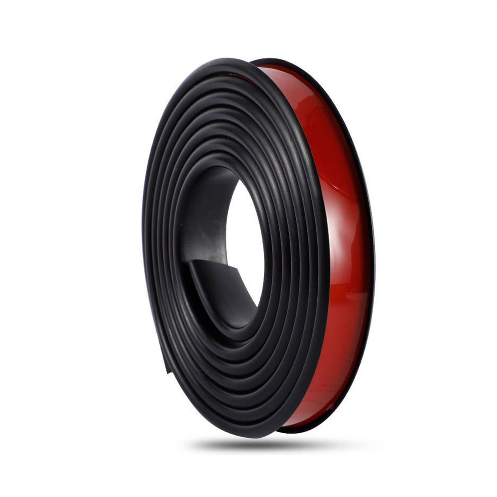 8m Self Adhesive Furniture Edging Tape, U-Shaped Soft TPE Edge Trim Sealing Strip, Kitchen Worktop Edging Strip, Anti Collision for DIY Cabinet Wardrobe Table- Black,12mm — image 1