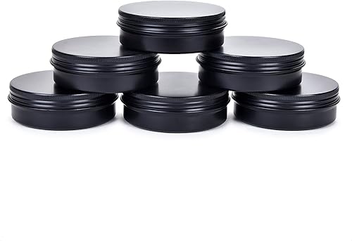 Miniatura 3 de TMO Contenedor de latas de aluminio de 4 onzas, paquete de 24 recipientes redondos con tapa de tornillo, tarros de metal para almacenamiento de