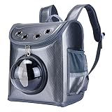 Mochila de transporte para mascotas con espacio para perros pequeños, gatos, capsulas transpirables, astronauta, viajes, burbujas, impermeable, para cachorro, mochila, transportador, bolsa de viaje