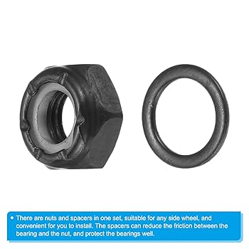 サーフスケート　トラックのみ　ワッシャー　ナット付き Amazon | PATIKIL スケボーロックナットセット 5/16 スケート