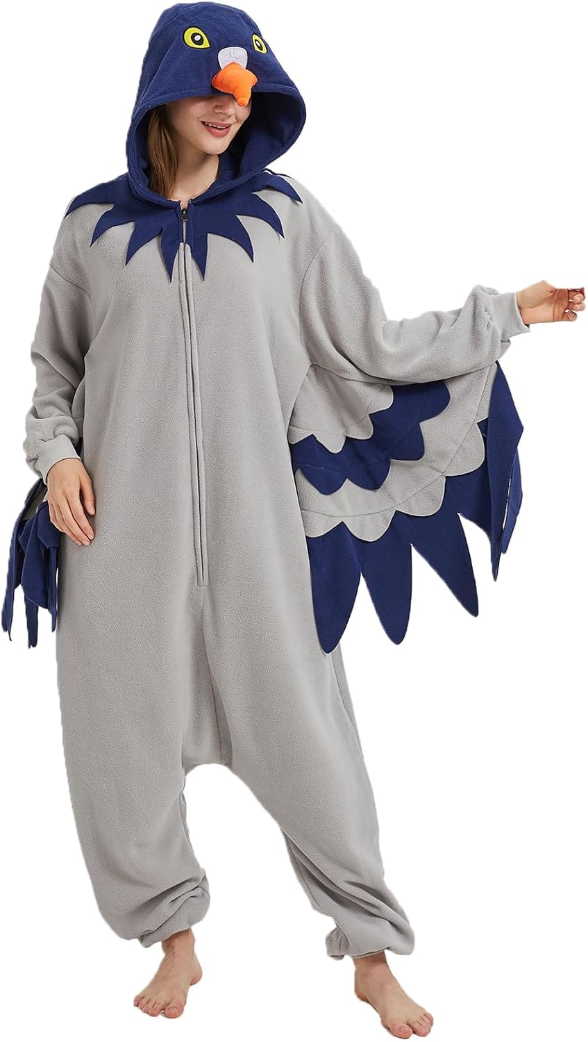 Adult Pigeon Costume, Animal Birds Onesie, Pajamas for Christmas & Halloween - Image 5