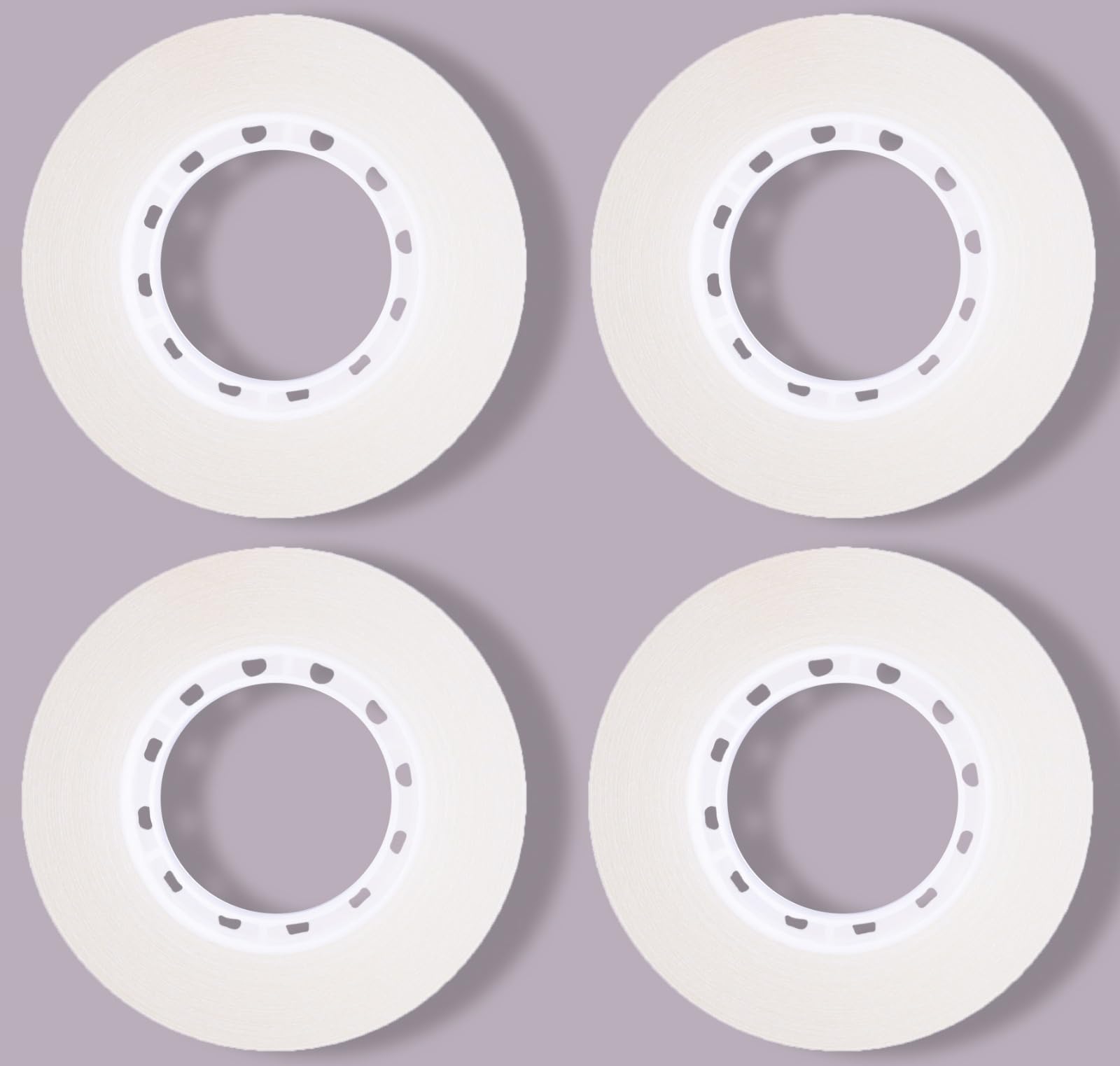 4 Rolls Clear Sticky Tape 18mm x33m for Arts and Crafts, Small Parcels, Gift Packing - Transparent Tape Daily Stationary Use at Home School and Office