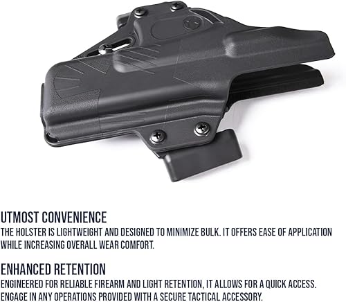 Miniatura 9 de Perun Gun Holster  Cinturón exterior abierto OWB Strongside Pistola Holster