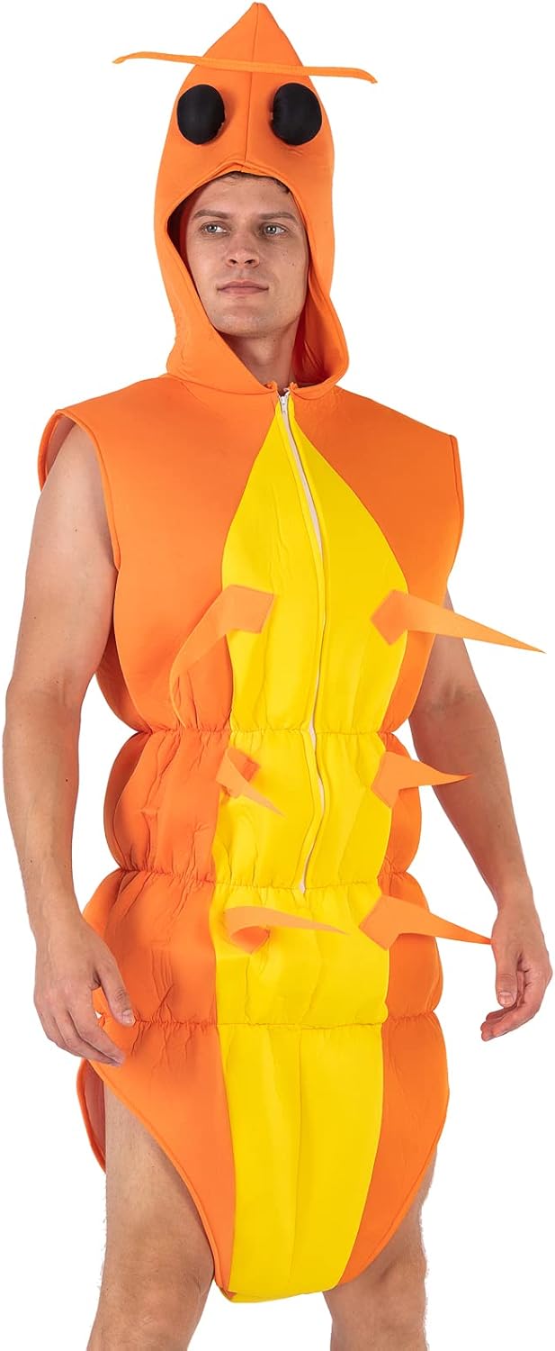 Shrimp Costume Adult Crawfish Lobster Crustacean Suit Sea Creature Fish Costume Ocean Animal Halloween Cosplay Outfit - Image 2