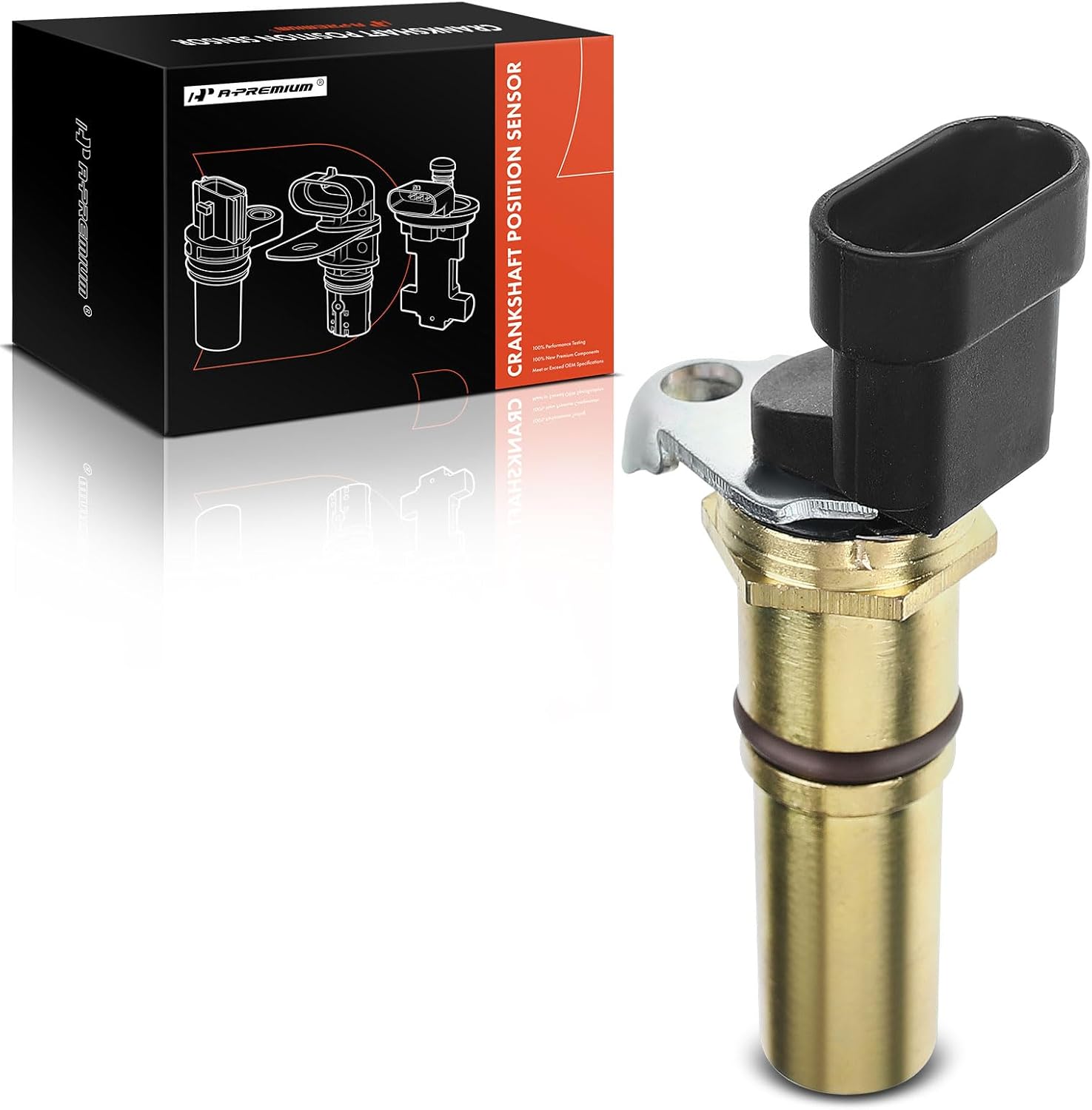 A-Premium Engine Crankshaft Position Sensor Compatible with GMC Sonoma & Chevrolet S10 Cavalier Corsica Beretta & Buick Century & Isuzu & Pontiac & Oldsmobile, Replace# 10456614,8104561340
