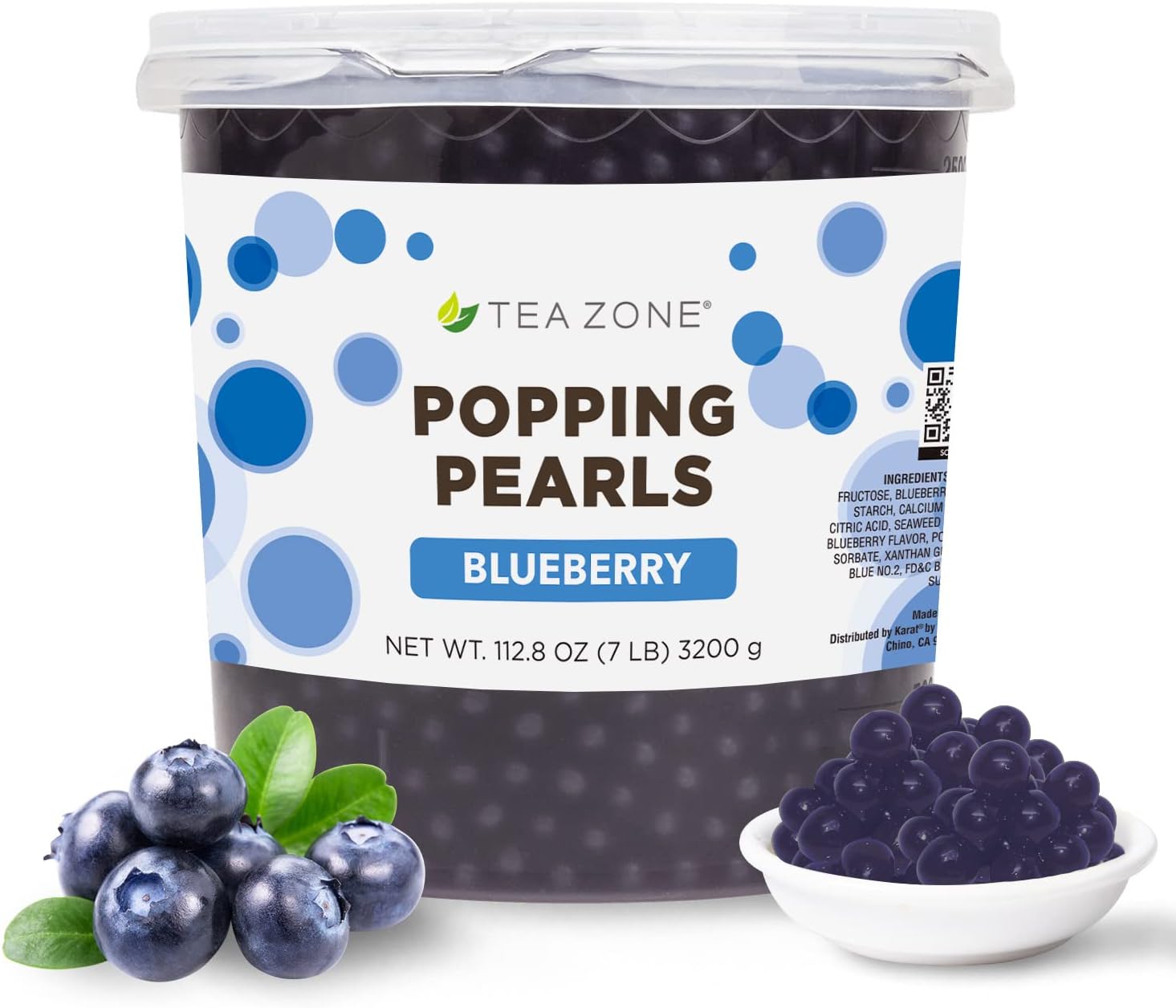 Tea Zone 7 lb Blueberry Popping Pearls
