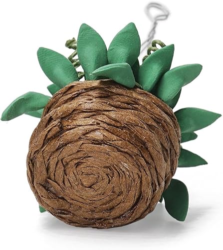 Miniatura 3 de Odoria 112 Plantas colgantes en miniatura, mini planta en maceta, accesorios de decoración de casa de muñecas, accesorio para casa de muñecas, verde