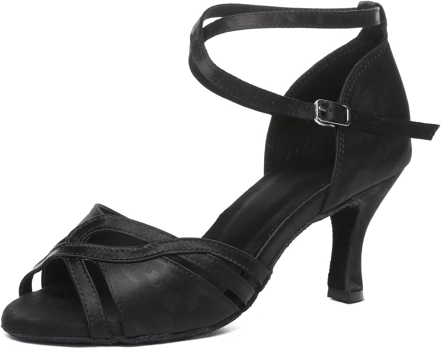 Women's Ballroom Dance Shoes Latin Salsa Dancing Shoes for Woman Practice Dance Heel,Model YC-D52