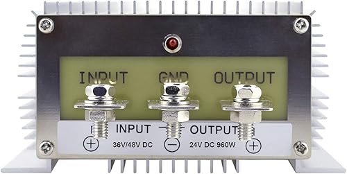 Miniatura 5 de Cllena - Convertidor reductor de voltaje de 36 V 48 V CC baja a 24 V 10 A 240 W, fuente de alimentación CCCC de transformador buck, a prueba de agua