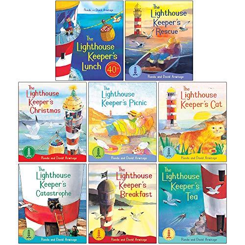 The Lighthouse Keeper's Lunch Series 8 Books Collection Set by Ro...