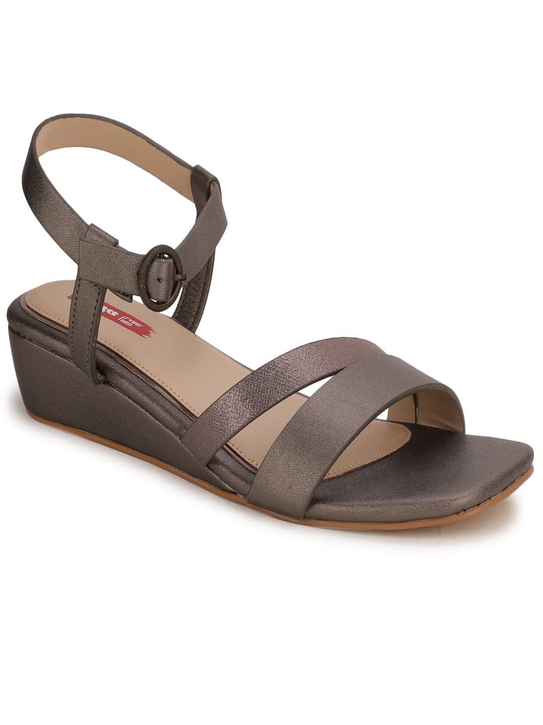 Bata Womens Marcie Wedge Grey Heels (6612037), 5 UK (B09WYF856N) Amazon Price History, Amazon Price Tracker