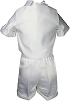 Vista 5 de Conjunto de chaleco corto blanco para bautizo para bebé niño (0M-36M)