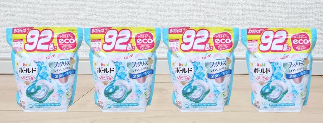 NEWボールドジェルボール 92個×4個 超メガジャンボ計368個