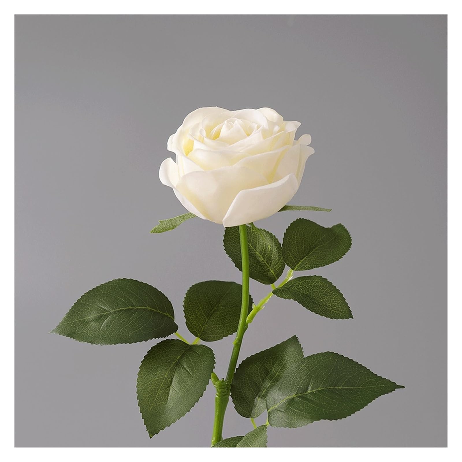 Grande rose de thé artificielle en soie pour studio photo