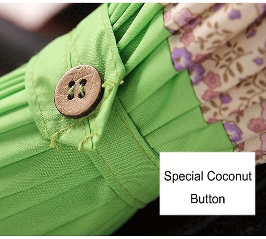 Beschichtung Gegen Großer Golfschirm Mit Kirschblüten-Design, Windfester Regenschirm, Übergroßer Regenschirm Windsicher Leicht Klassisch(Rood)