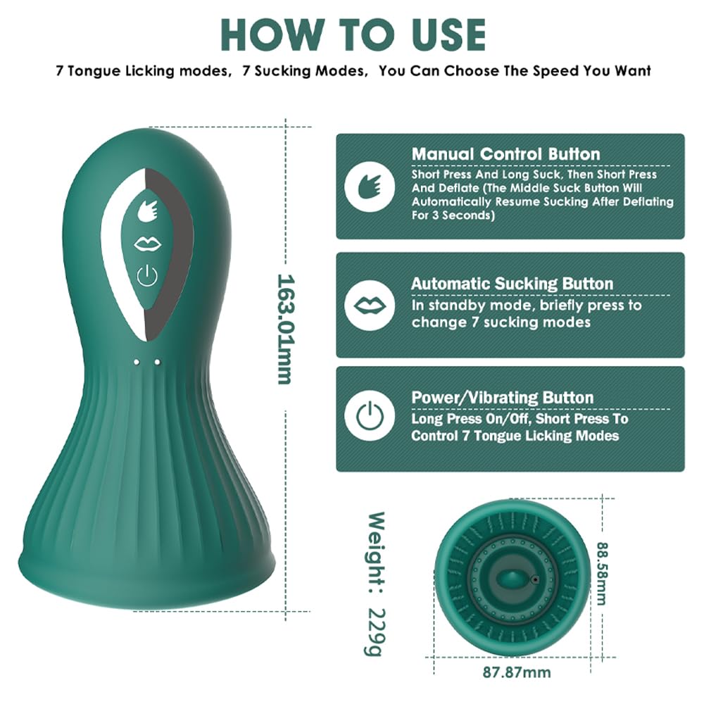 Elektrische Brustmassagegeräte Vibrator mit 7 Vibrationsmodi Nippelsauger Brustvergrößerung Brust Massager Brustwarzen Saugen Pumpe Nippel Klitoris Stimulator Sexspielzeug für Frauen