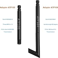 Vista 3 de 5 adaptadores de llenado de ATF con válvula de bola y conector rápido, adaptador de rellenado de fluido de transmisión automática compatible con VW