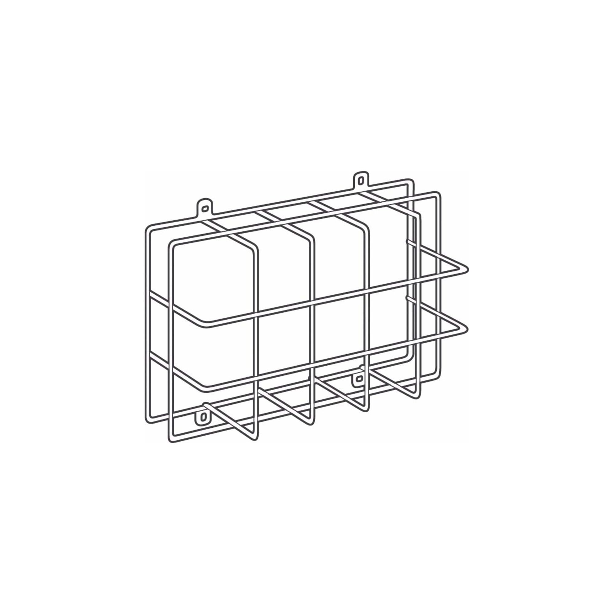 ESYLUX Schutzkorb für SLE, 205 x 290 x 105 mm, weiß, 1566462