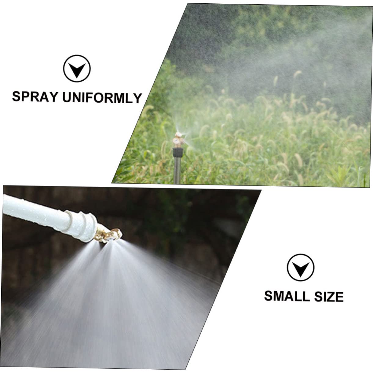 SOIMISS 2 Ensembles Buse Buse De Pulvérisation Spray Plant De Pulverisation Brumisateur Jardinage Arroseur Accessoire De De Brumisation Laiton Golden 5 Pièces * 2
