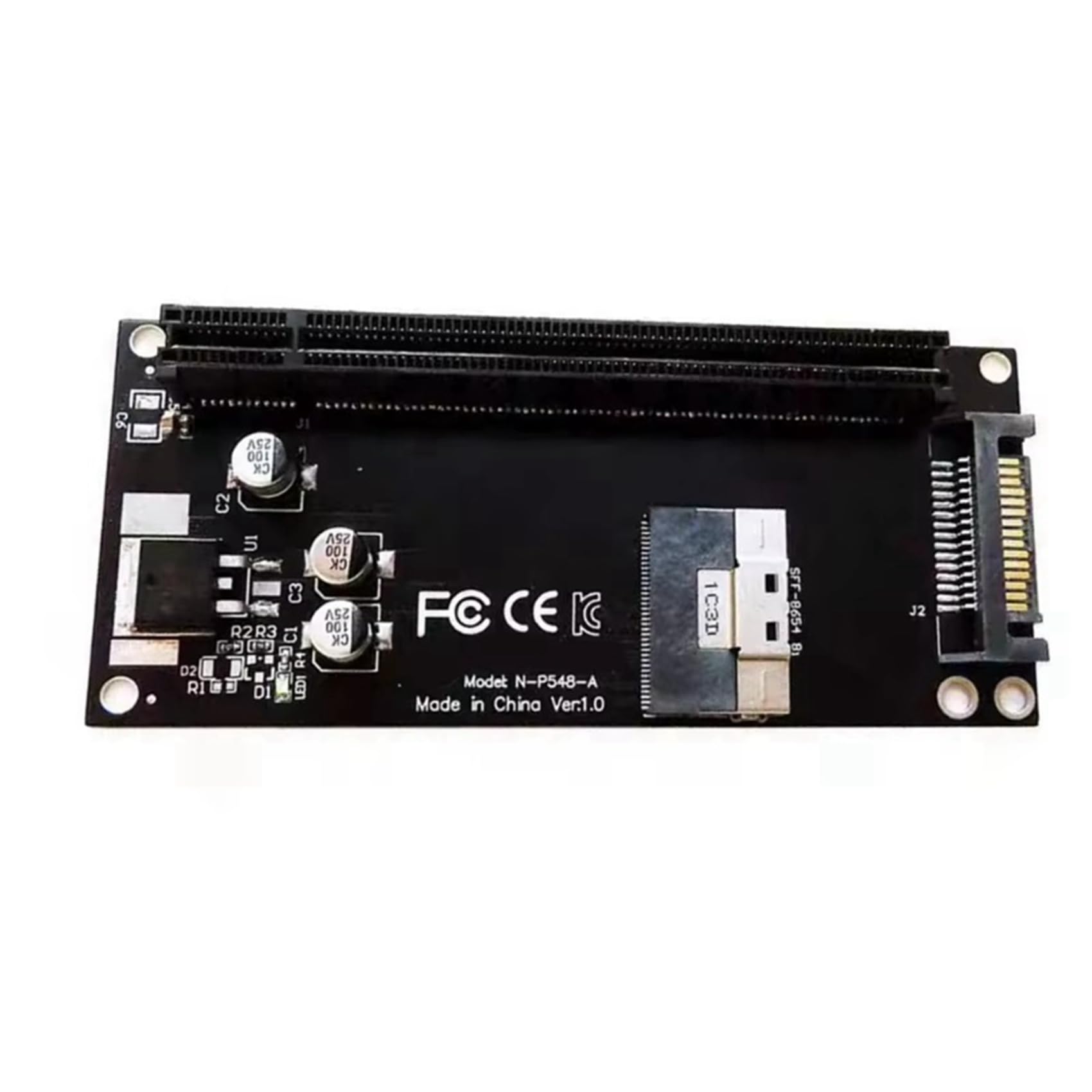 Adattatore PCIe 4.0 compatibile Espansione SFF-8654