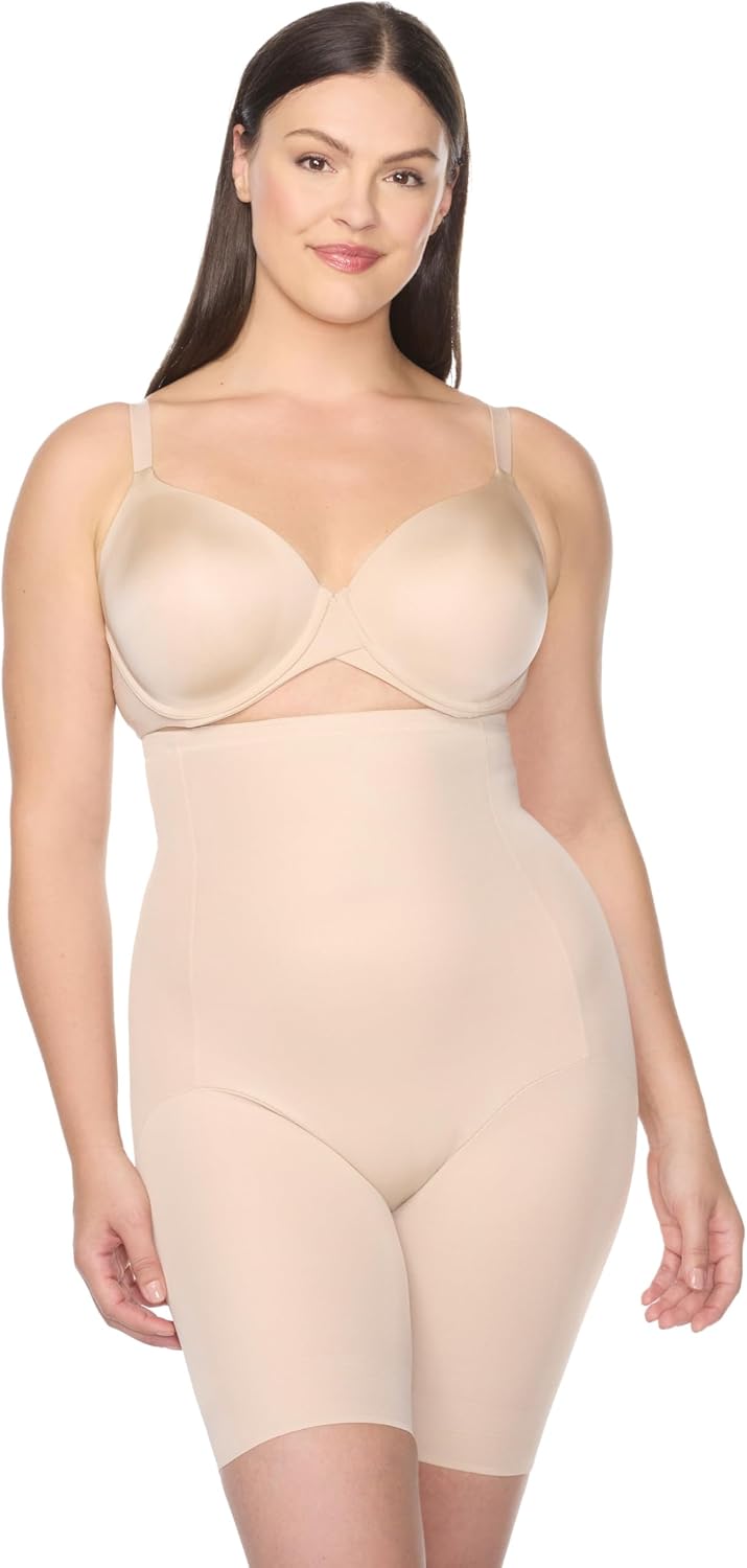 Naomi and Nicole Women's Plus-Size Comfort Plus Hi Waist Thigh Slimmer