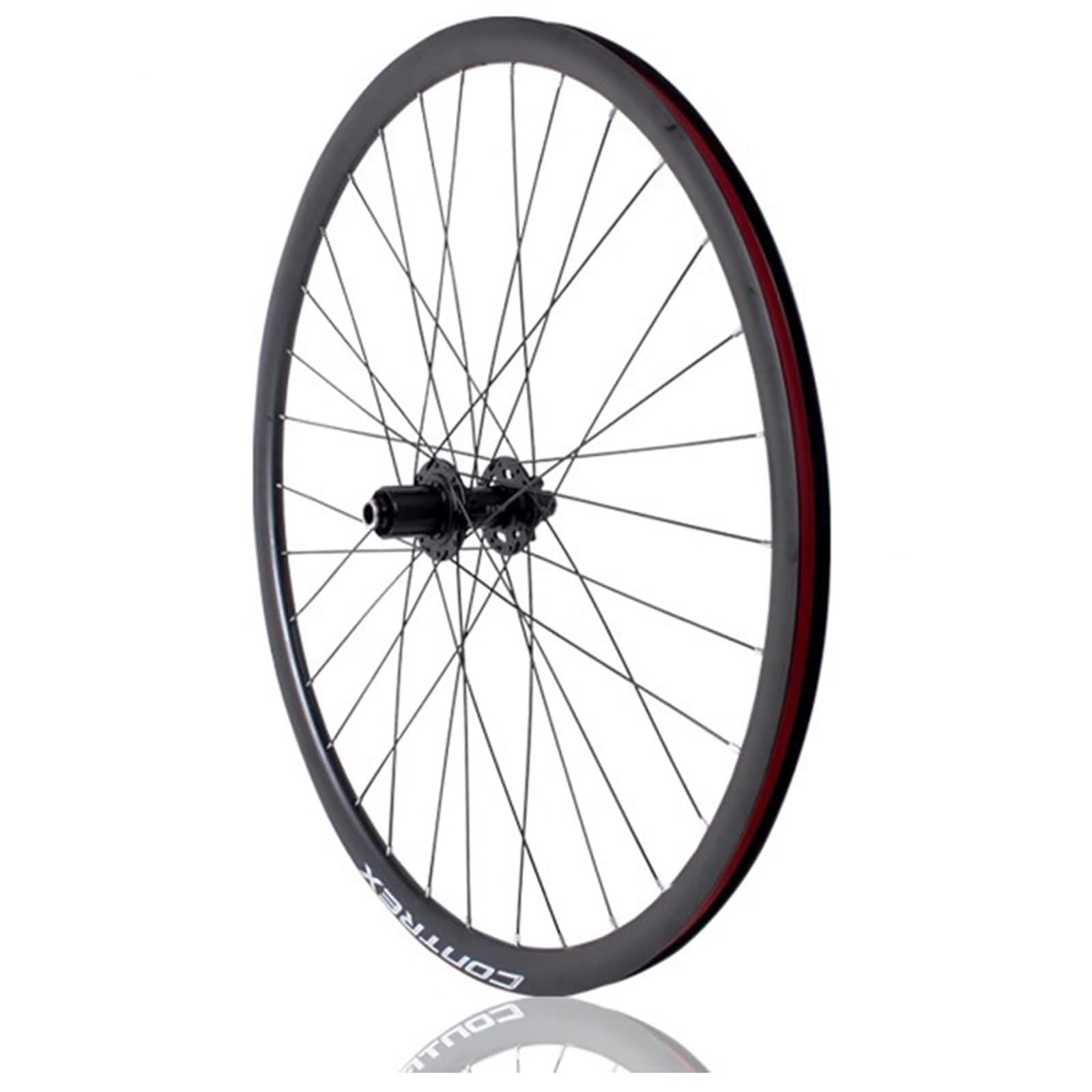 Zestaw kół do roweru szosowego 700C, felga dwuwarstwowa ze stopu aluminium, hamulce tarczowe, 100 mm / 142 mm oś wtykowa przednia i tylna 32 szprychy, 8/9/10/11/12-biegowa kaseta