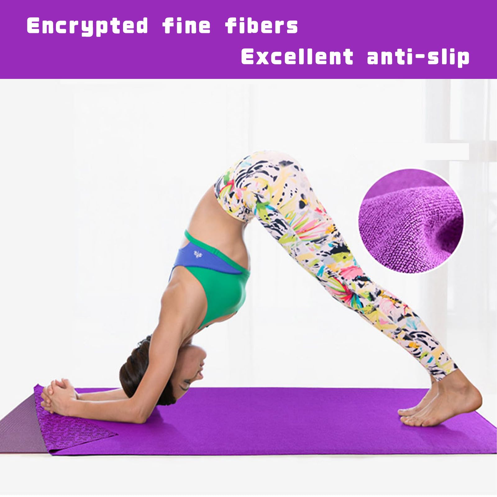 Amazon.co.jp: ヨガタオル ホットヨガマットタオル - 吸汗性と