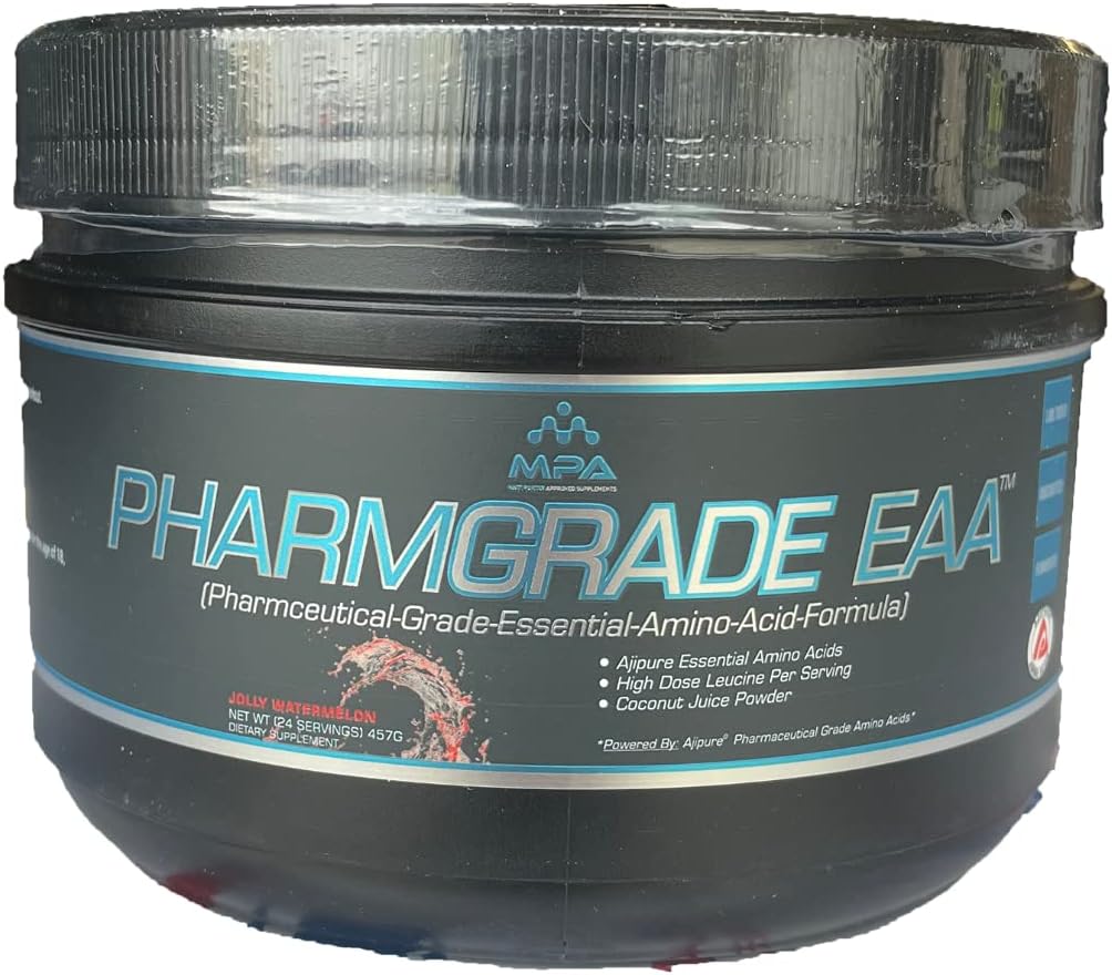 PharmGrade EAA Jolly Watermelon, Essential Amino Acid, IntraWorkout, Ajinomoto, EAA, 24 Servings
